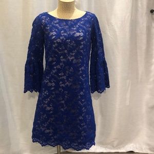 Eliza J. Lace Bell Sleeve Dress
